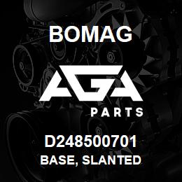 D248500701 Bomag Base, slanted | AGA Parts