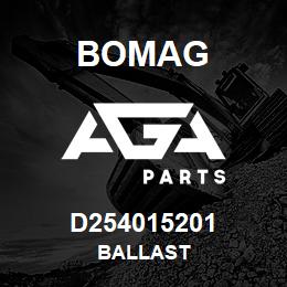 D254015201 Bomag Ballast | AGA Parts