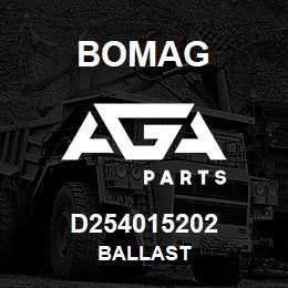 D254015202 Bomag Ballast | AGA Parts