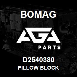 D2540380 Bomag Pillow block | AGA Parts