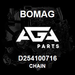 D254100716 Bomag Chain | AGA Parts