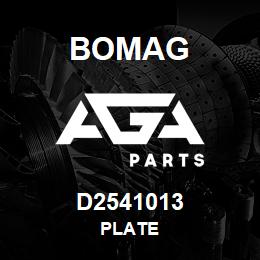 D2541013 Bomag Plate | AGA Parts