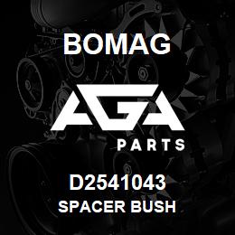 D2541043 Bomag Spacer bush | AGA Parts