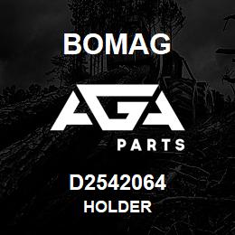 D2542064 Bomag Holder | AGA Parts