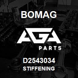 D2543034 Bomag Stiffening | AGA Parts