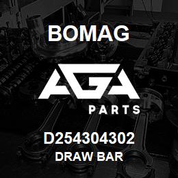 D254304302 Bomag Draw bar | AGA Parts