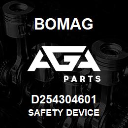 D254304601 Bomag Safety device | AGA Parts