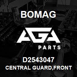 D2543047 Bomag Central guard,front | AGA Parts