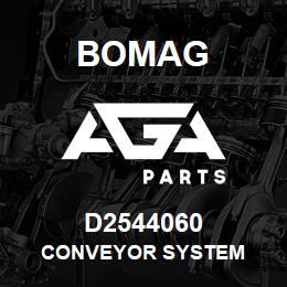 D2544060 Bomag Conveyor system | AGA Parts