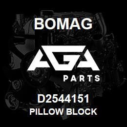 D2544151 Bomag Pillow block | AGA Parts