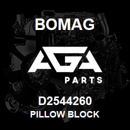 D2544260 Bomag Pillow block | AGA Parts