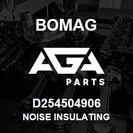 D254504906 Bomag Noise insulating | AGA Parts