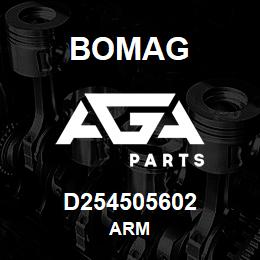 D254505602 Bomag Arm | AGA Parts