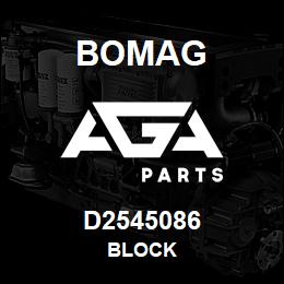 D2545086 Bomag Block | AGA Parts