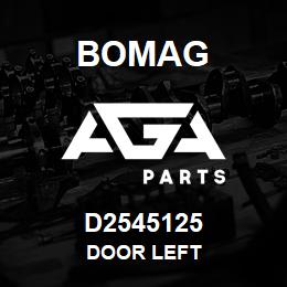 D2545125 Bomag Door left | AGA Parts