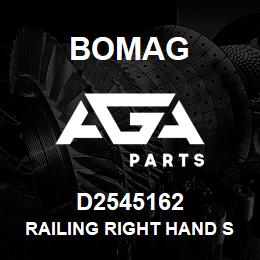 D2545162 Bomag Railing right hand side | AGA Parts