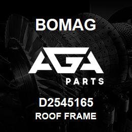 D2545165 Bomag Roof frame | AGA Parts