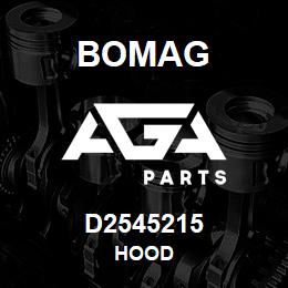 D2545215 Bomag Hood | AGA Parts