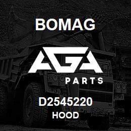 D2545220 Bomag Hood | AGA Parts