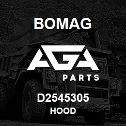 D2545305 Bomag Hood | AGA Parts