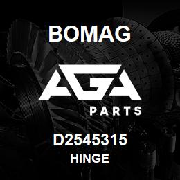 D2545315 Bomag Hinge | AGA Parts