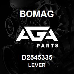 D2545335 Bomag Lever | AGA Parts