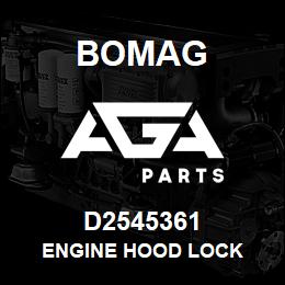 D2545361 Bomag Engine hood lock | AGA Parts