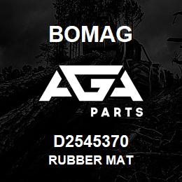 D2545370 Bomag Rubber mat | AGA Parts