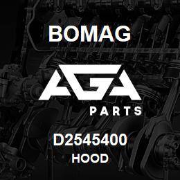 D2545400 Bomag Hood | AGA Parts