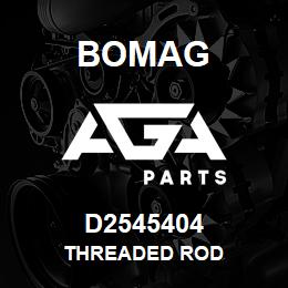 D2545404 Bomag Threaded rod | AGA Parts