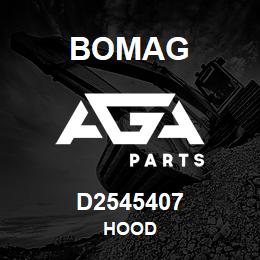 D2545407 Bomag Hood | AGA Parts