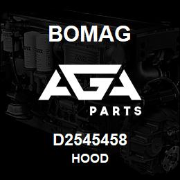 D2545458 Bomag Hood | AGA Parts