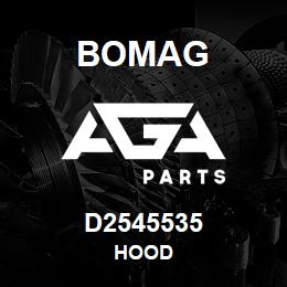 D2545535 Bomag Hood | AGA Parts