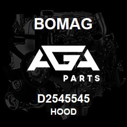 D2545545 Bomag Hood | AGA Parts