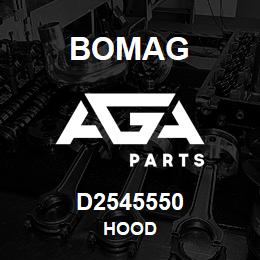 D2545550 Bomag Hood | AGA Parts