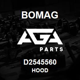 D2545560 Bomag Hood | AGA Parts