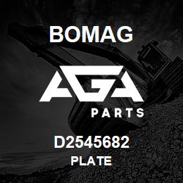 D2545682 Bomag Plate | AGA Parts