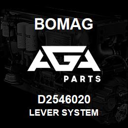 D2546020 Bomag Lever system | AGA Parts