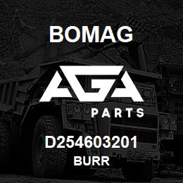 D254603201 Bomag Burr | AGA Parts