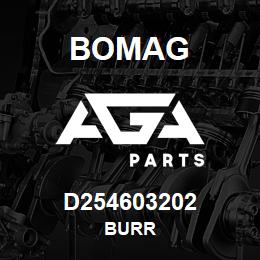 D254603202 Bomag Burr | AGA Parts