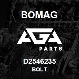 D2546235 Bomag Bolt | AGA Parts