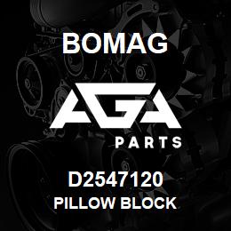 D2547120 Bomag Pillow block | AGA Parts