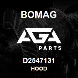 D2547131 Bomag Hood | AGA Parts