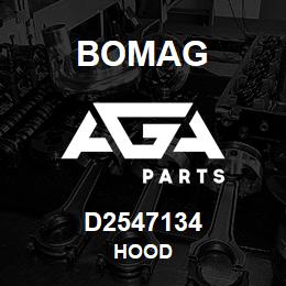 D2547134 Bomag Hood | AGA Parts