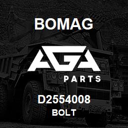 D2554008 Bomag Bolt | AGA Parts