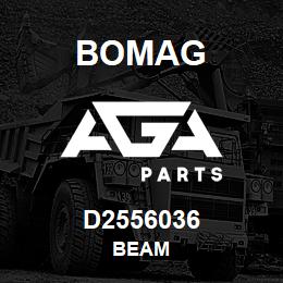 D2556036 Bomag Beam | AGA Parts