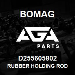 D255605802 Bomag Rubber holding rod | AGA Parts