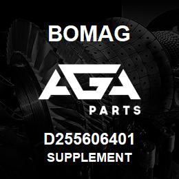 D255606401 Bomag Supplement | AGA Parts