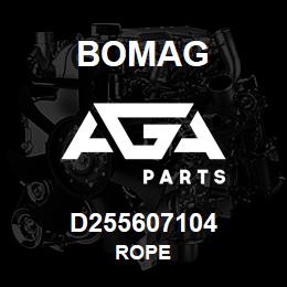 D255607104 Bomag Rope | AGA Parts