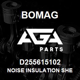 D255615102 Bomag Noise insulation sheet | AGA Parts